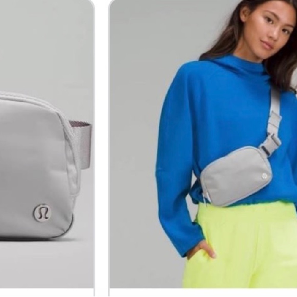 Lululemon Silver Drop Everywhere Belt Bag